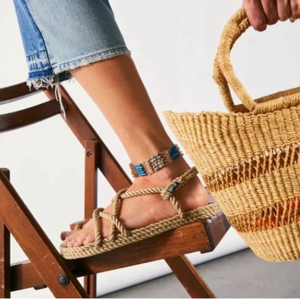 Free People Nomadic State of Mind Stylish Rope Sandals